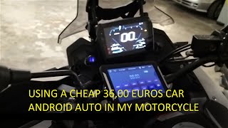 Voge 525 DSX: Android Auto in a motorcycle