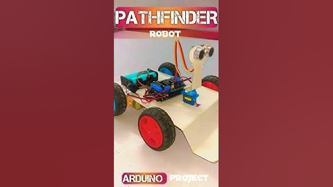 This Arduino Robot Finds Its Own Path!🔥#shorts #robot