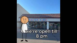 We will be open till 8pm tonight and closed tomorrow July 4th. We will be back on Wednesday at 10am.