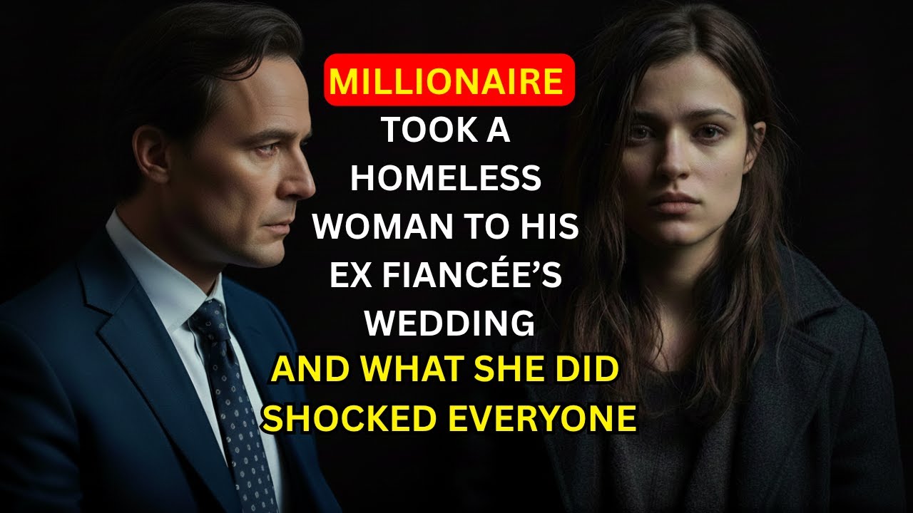 Millionaire CEO Brings HOMELESS Woman to Ex's Wedding - What happened next Left Everyone SPEECHLESS