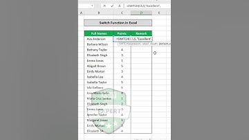 How To Use Switch Formula In Excel #shortvideo #youtubeshorts #youtuber #youtube #viral #trending