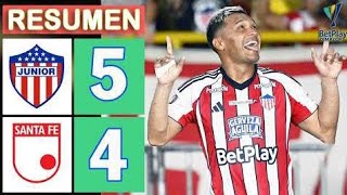 Junior vs Santa Fe 0-0 (PEN 5-4) Full Summary and Goals 🔥 Primera A Category 2026