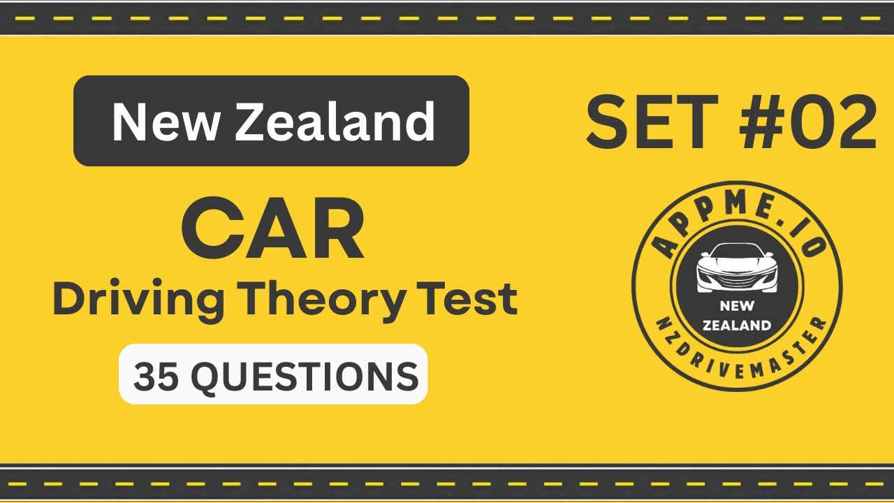 NZ Driving Theory Test 2025 | 35 REAL Car Questions | Official Practice ...