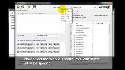 Web 2 0 Profile Project   senuke tv