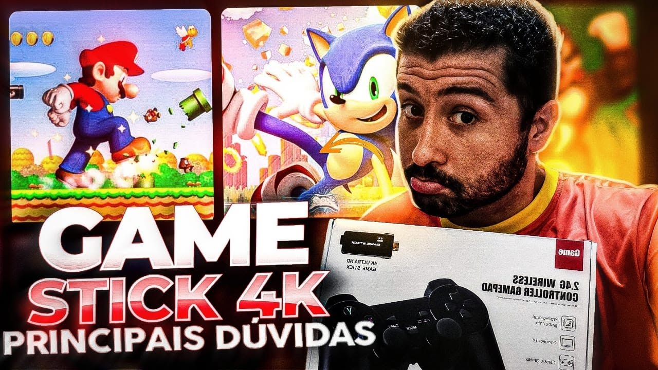 como achar sonic no game stick lite 4k 