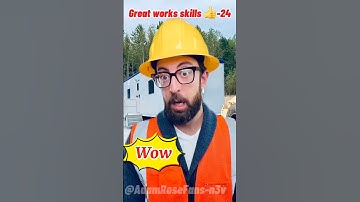 24.Greatworksskills👍#workskills #skills #smartwork #construction #engineering #workers#tips#shorts