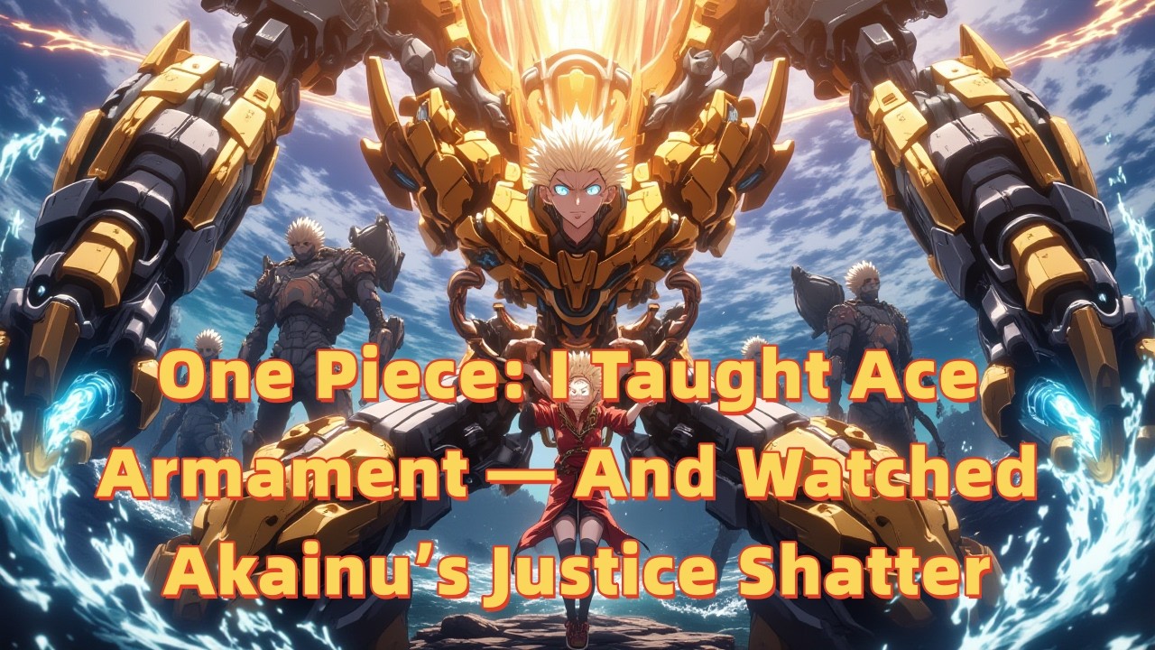 One Piece: I Taught Ace Armament — And Watched Akainu’s Justice Shatter