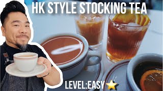 How to make HK style silkstocking milk tea and lemon tea at home