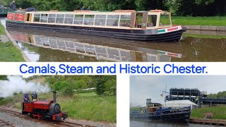 Canals, Steam and Historic Chester with Railtrail Tours.