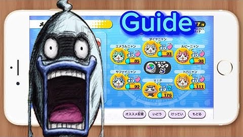 How to Get  The Jewelnyans/Gemnyans | Yo-Kai Watch 1 Mobile