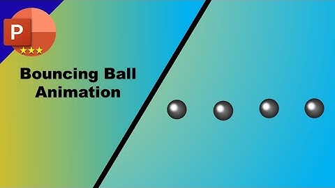 bouncing ball animation in powerpoint || ppt presentation || powerpoint me animation keise banaye
