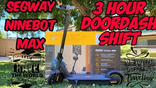 Segway Ninebot Max - Uber Eats & DoorDash Deliveries on the Scooter  - Pasadena, California