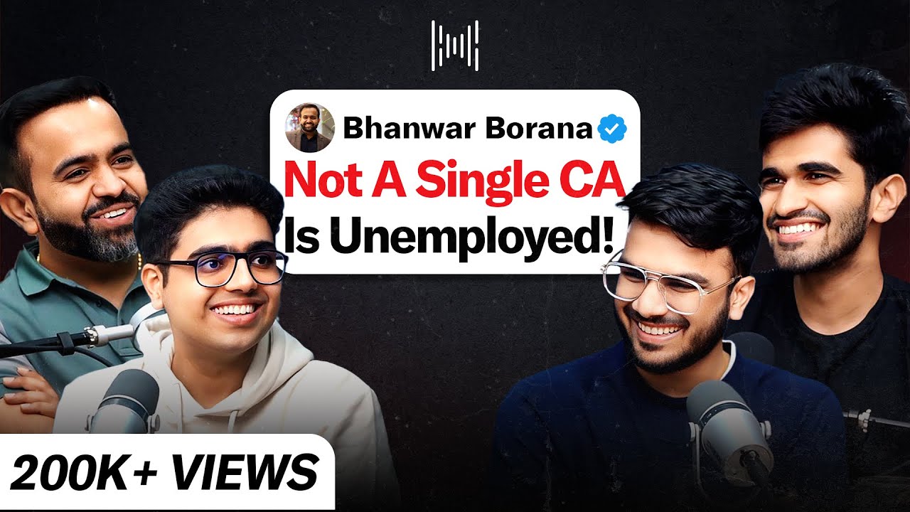 Top INDIA CA Faculty Reveals Secrets To Become A CA | Kushal Lodha #126