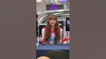 LISA at ALTER EGO Pop Up store in Seoul