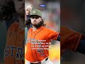 Astros' Spencer Arrighetti has a no-hit bid broken up with 1 out in the 8th vs. #shorts