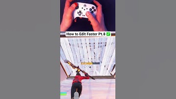 The SECRET Setting To Edit FASTER on Fortnite! (Console & PC!) #shorts