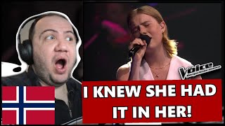 Nola Kvarme | Ashes (Celine Dion) | LIVE | The Voice Norway 2024 | Utlendings Reaksjon 🇳🇴