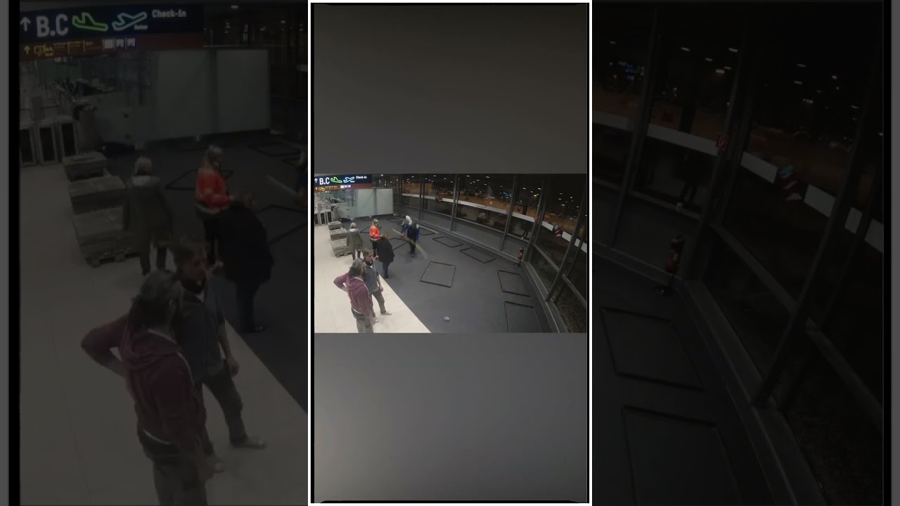 Zeitraffer am  Flughafen Köln/Bonn 