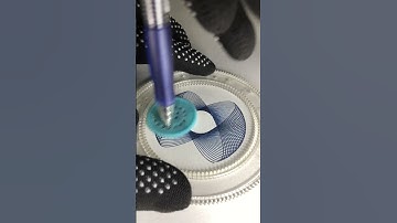 Full Blue Spirograph…