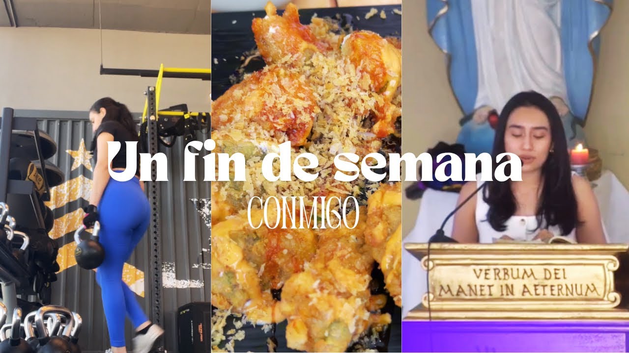 Gimnasio 💪, sushi 🍣 y cantando el salmo🤍 -Un fin de semana conmigo✨