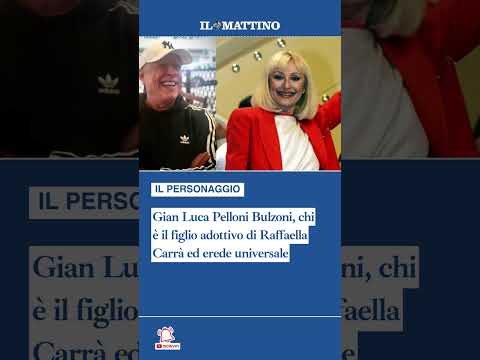 Video Gian Luca Pelloni Bulzoni, chi è il figlio adottivo di Raffaella Carrà ed erede universale