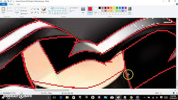 Read Description Below! Tracing Anime School Girl Paint.net Part 2 (Problem Occurred!)
