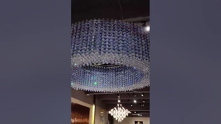 Royal blue crystal chandelier for home decor | home decorative chanelier