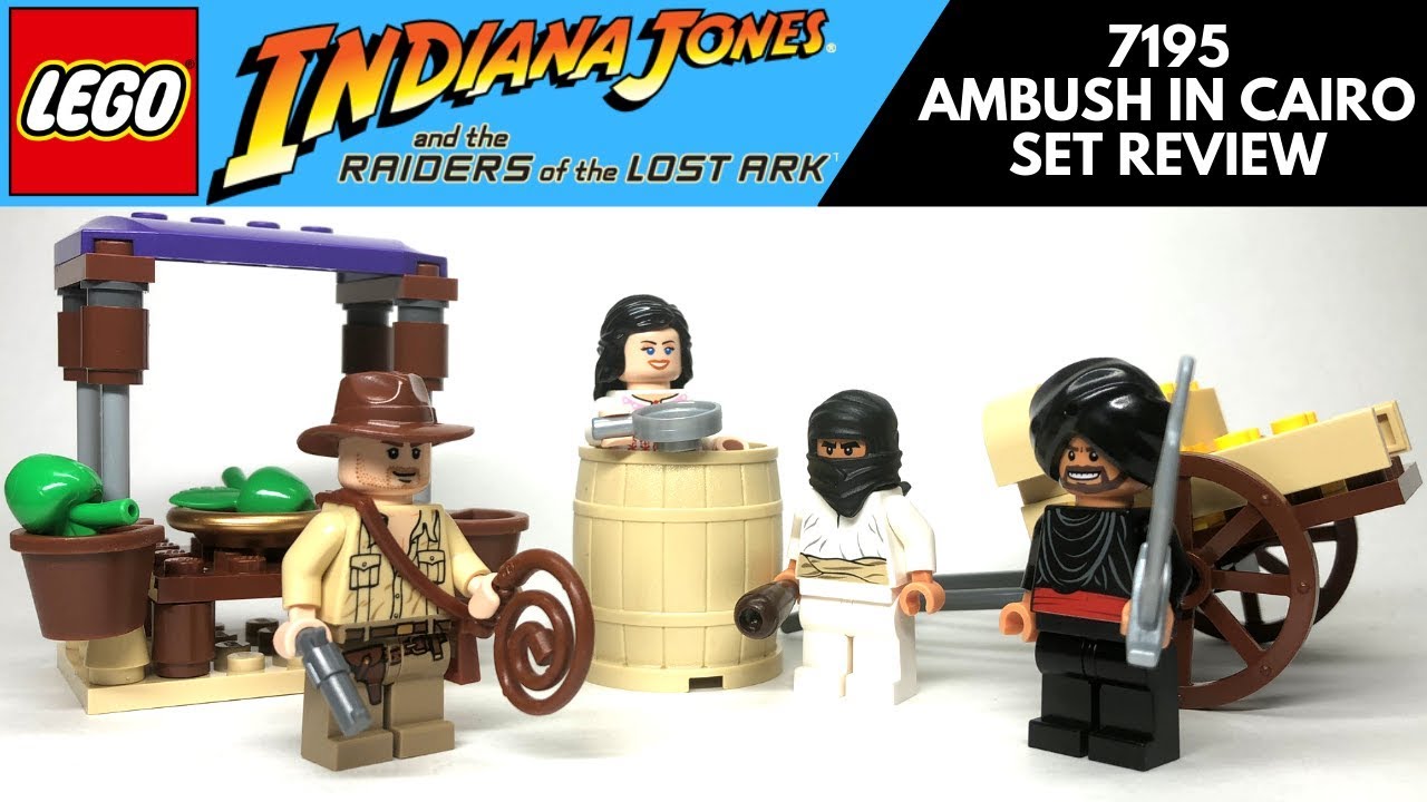 hektar købe Ved navn LEGO INDIANA JONES 7195 - Ambush in Cairo Set Review - YouTube