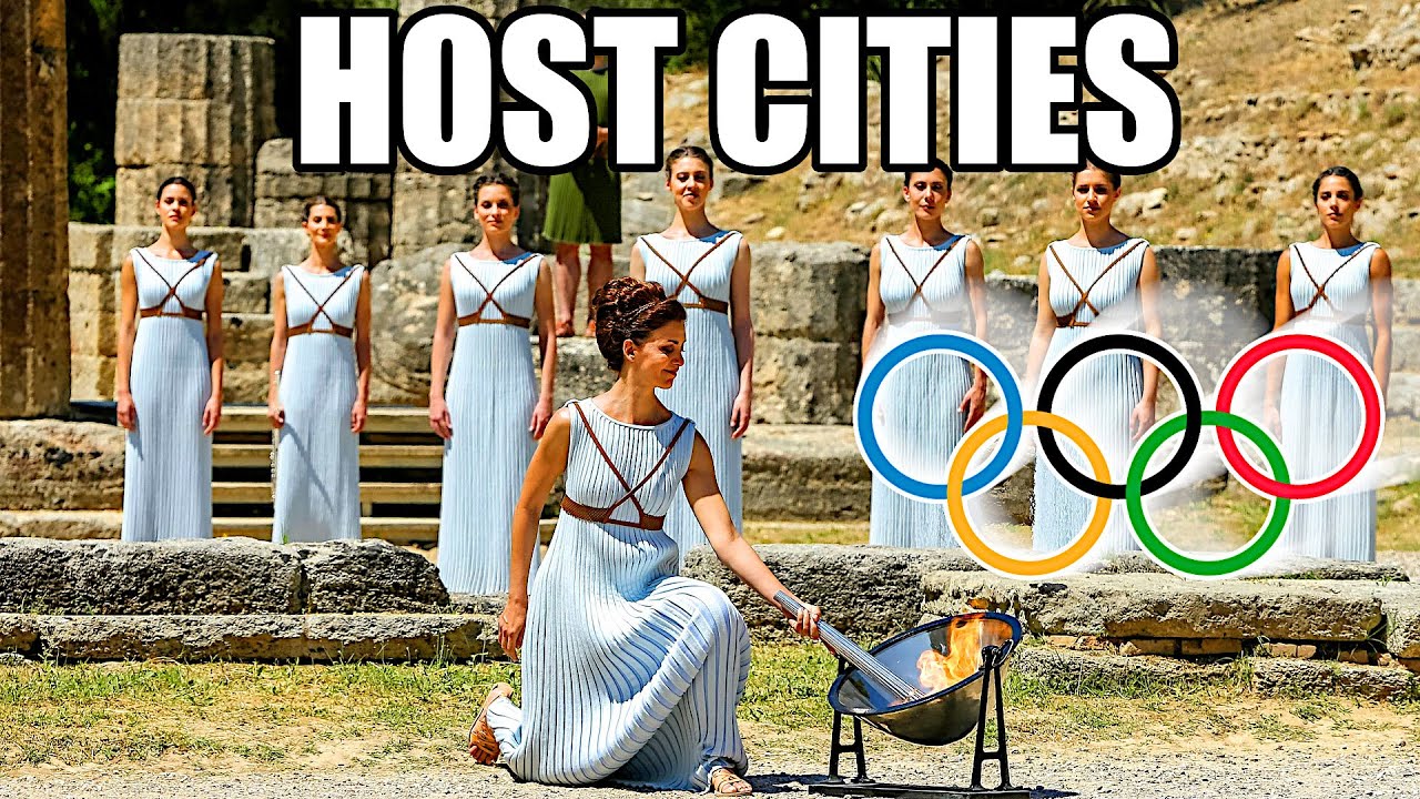 Every Host City Of The Summer Olympic Games YouTube