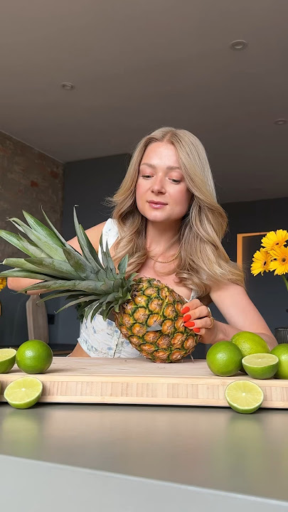 how to turn pineapple into sorbet - I’m obsessed!
