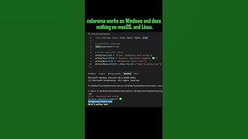 Add Color to Your Python Terminal in Windows #Python #PythonTips #Colorama #PythonTricks #Terminal