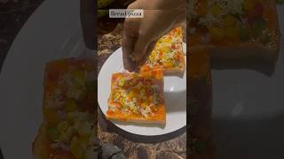 Viral Bread pizza recipe | quick and easy Indian pizza shortsfeed shortsvideo trending