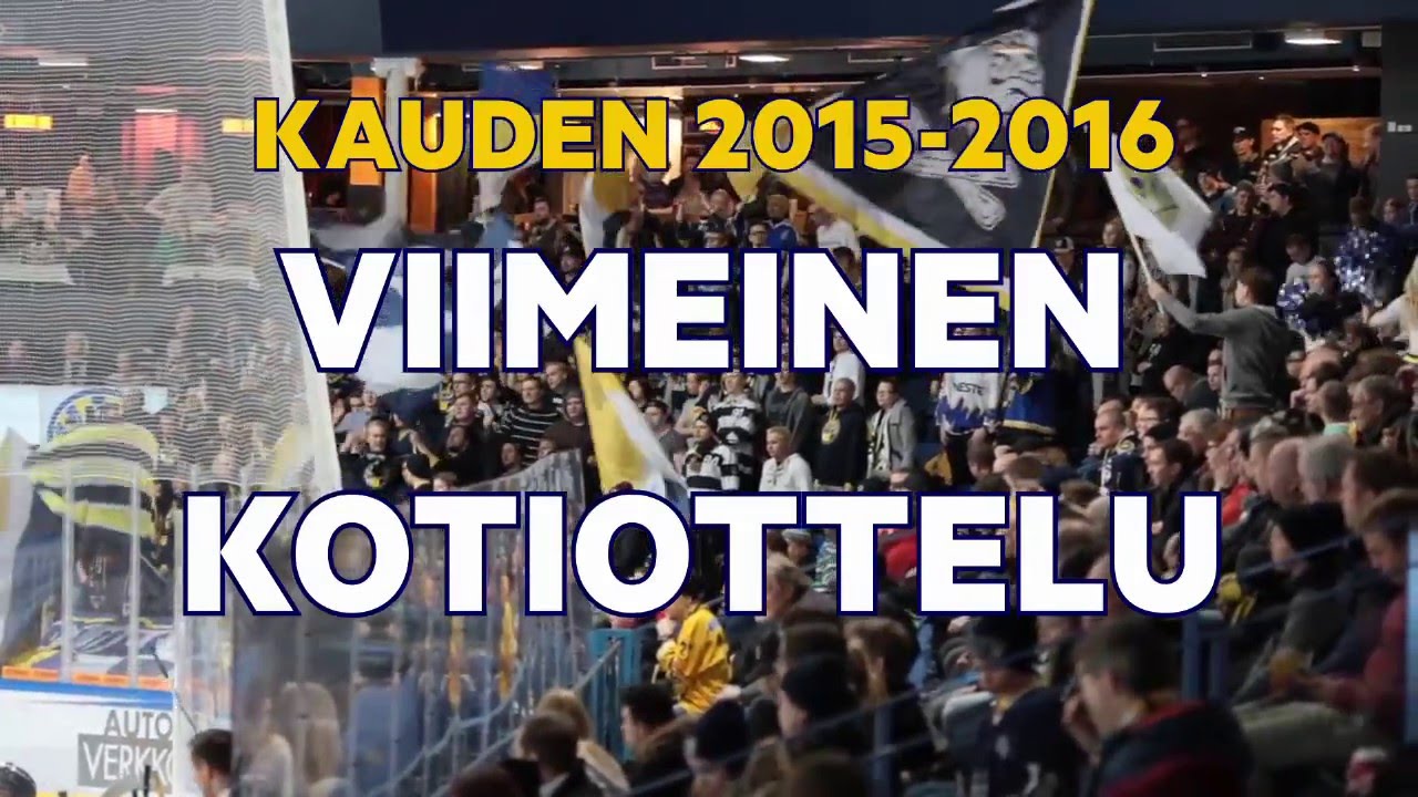 Kauden 2015-2016 viimeinen kotiottelu