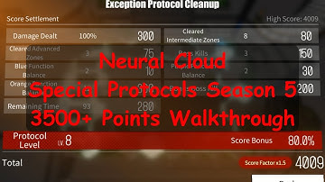 [Neural Cloud] Special Protocols Season 5 3500+ Points Complete Walkthrough. 4009 Score.
