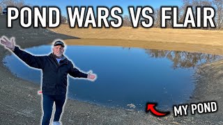 I'm Building a Pond to MAKE FLAIR JEALOUS! (Pond Wars Pt. 1)