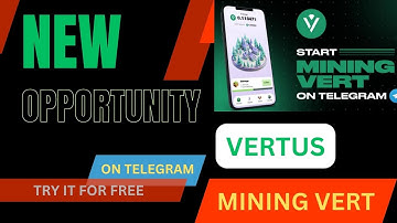 Opportunity Mining VERT on telegram | Airdrop | part 1
