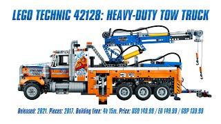 LEGO 42128: Heavy-Duty Tow Truck: In-depth Review, Speed Build & Parts List