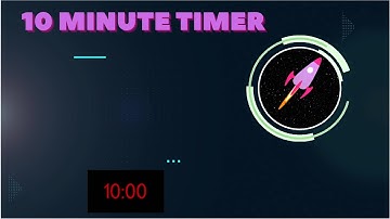 10 minute Timer Space Theme with Relaxing Music