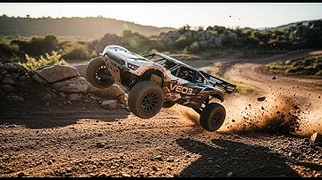 These RC Cars Can FLY! | Ultimate Slow Motion Jump Fest