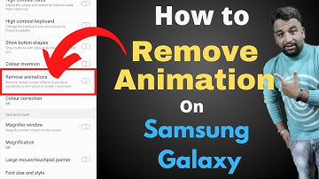 How To Enable or Disable Remove Animations On Samsung A30S,Remove Animations On Samsung One Ui