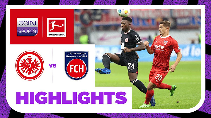 Eintracht Frankfurt v Heidenheim | Bundesliga 23/24 | Match Highlights