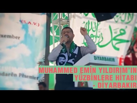 Muhammed Emin Yıldırım Hocamızın Diyarbakır'da Yüzbinlere Hitabı
