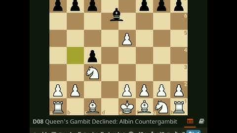 Best Chess Trick For White| Albin Counter Gambit| CHESS TRICKS with bjc