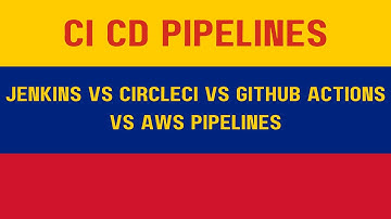 CI CD Tools Jenkins vs CircleCI vs Github Actions vs AWS Pipelines - Testing Tales