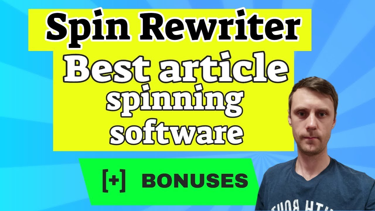 Spin Rewriter 10 – Best Article Spinner Software - YouTube
