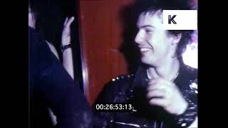 Sid Vicious Partying Backstage, London, Late 1970s | Don Letts | Premium Footage