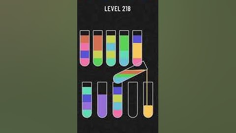 Water Sort Puzzle Level 218 Walkthrough Solution Android/iOS 💦