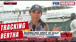 New Orleans Under Tropical Storm Warning As Bertha Continues Barreling West In The Gulf