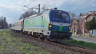 БВ 3623 София - Бургас с 80044 Цар Калоян, пристига на гара Казанлък 