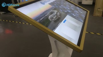 HDFocus Unique Shape Kiosk Demo Video